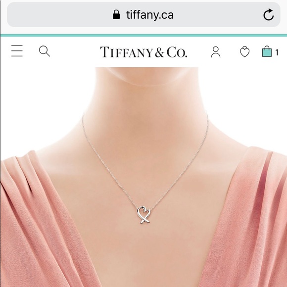 Authentic Tiffany & Co. heart necklace sterling925 - Picture 6 of 6
